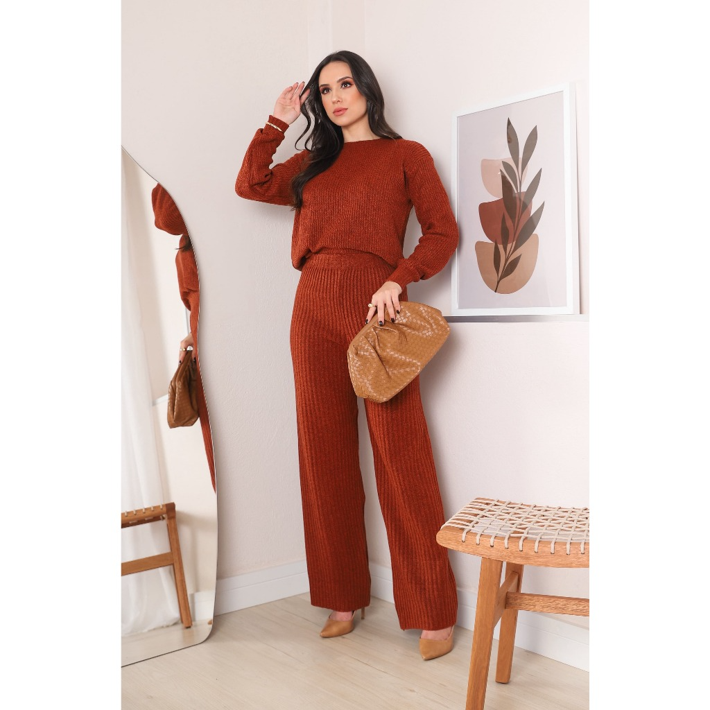 Conjunto Cecília em tricô